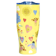 Disney 迪士尼 316不鏽鋼真空酷樂杯 DS-7902WNY, 維尼黃, 900ml, 1個