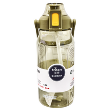 DODGE 道奇 透明水壺, 草木綠, 1.5L, 1個