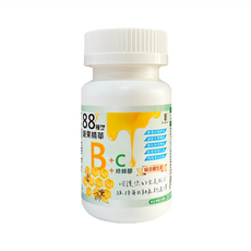BioBank 大金宏醫 88種蔬果B群 + C + 綠蜂膠, 30顆, 15g, 1罐