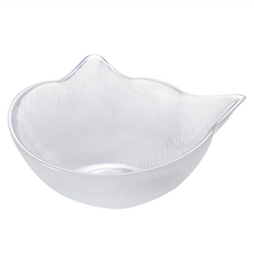 ADERIA GLASS 手作貓咪碗, 白喵, 1個