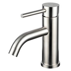 Daelim Dobidos 霧光不鏽鋼單孔面盆水龍頭 啞光銀, 1個