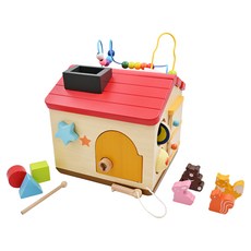 Ed.Inter 森林裡的小房子 益智互動玩具 嚴格玩具安全標準認證, 1組