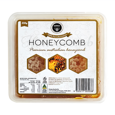 HONEY AUSTRALIA 天然蜂巢 100%澳洲蜂蜜, 350g, 1盒