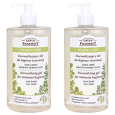 GREEN PHARMACY 茶樹平衡水嫩私密潔膚露 300ml, 溫和配方 pH5.2, 草本萃取, 無額外添加物, 2件