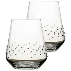 GRANDI 人馬座平底杯 2個套裝 無鉛水晶玻璃, 400ml, 1組