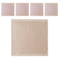 E.City 日式蜂巢紋多功能擦碗巾清潔抹布 5條 聚酯纖維, 34 x 34cm