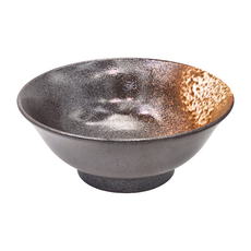 8吋丼 日本製, 天目散墨, 1個