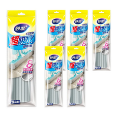 妙潔 超吸水膠棉拖 補充包, 6包