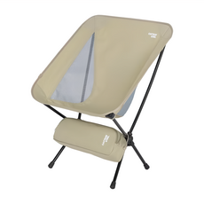 CAPTAIN STAG 鹿牌 輕便椅, 可承重約80kg, 鋁合金主體, 卡其色, 1個