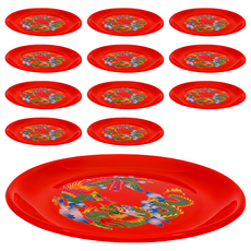 遠東塑膠廠 1尺圓盤, 聚丙烯材質, 29.3 x 29.3 x 2.5cm, 12個