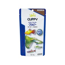 Hikari 高夠力 Cuppy 浮緩沉性 孔雀魚飼料, 超小型~小型魚用, 70g, 1包