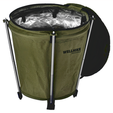 WellHike 玩客 可折疊收納儲物圓桶 320 x 235 x 360mm 20L 800g, 軍綠色, 1層, 1個