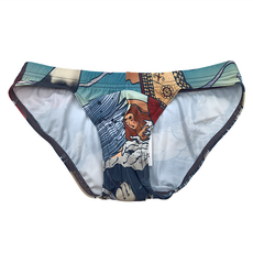 Neptune Scepter 海神權杖 超低腰立體剪裁三角泳褲, S, CAT03, 1件