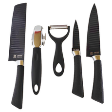 冰鋒鋼刀具 PP+不鏽鋼材質, 863g, 黑色, 1支