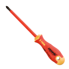 Felo 絕緣超軟柄十字螺絲起子 六角軸可搭配板手加強扭力 PH3x150mm, 1個