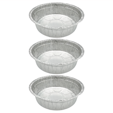 鋁箔大圓深盤容器, 23 x 23 x 7 cm, 1組, 23cm