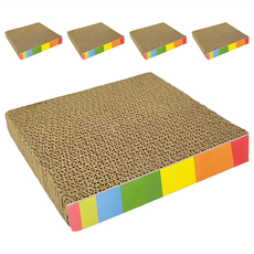 咪咪購物 貓抓板, 正方形 多色, 5個