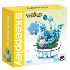 KEEPPLAY 奇妙積木 盆栽系列 Pokemon 寶可夢 積木 傑尼龜, 1組