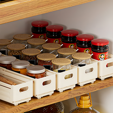 AFAMIC 艾法 可伸縮重疊萬用收納盒 3個, 適用於衣櫥,衣服,內衣褲,廚房,桌面, 尺寸20.5x11x28 CM, 大(收合28 x 20 x 15cm 展開48 x 20 x 15cm), 白色