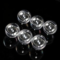 透明塑膠球 7cm, 透明色, 6個