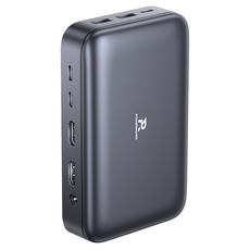 POWERRIDER HB-P22 UltraHub 12合1隨行擴充集線盒 輕巧便攜, 鈦金灰, 1個