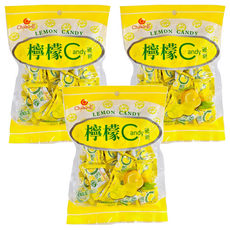 Chiao-E 巧益 檸檬Candy硬糖, 140g, 3袋