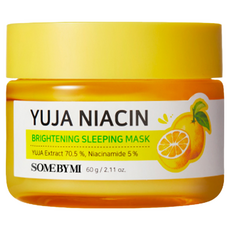 SOME BY MI 柚子亮白晚安凝凍面膜 60g 柚子萃取 70.5% 煙酰胺 5%, 1罐