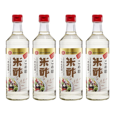 十全 米醋，100%原味呈現, 500ml, 4瓶