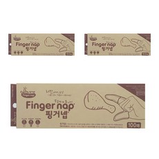 Finger nap 迷你不沾手手指手套, 100入, 3盒