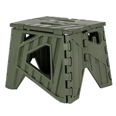 lIvinbox 貨櫃小小折, 折疊凳, 軍綠色, 1個