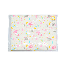 PUKU 藍色企鵝 輕柔夏被 舒適自然純棉 適合寶寶親膚 不易掉色, 粉眠羊 白色, 1件