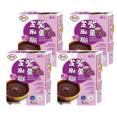 Torto 多多 即溶紫薯芝麻糊 140克 香港製造 2分鐘即食 素食, 35g, 4包, 4盒