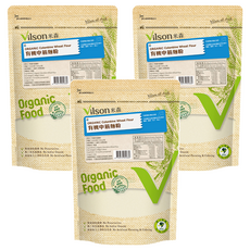 Vilson 米森 芬蘭原裝進口 100%全粒小麥研磨烘培粉, 500g, 3包