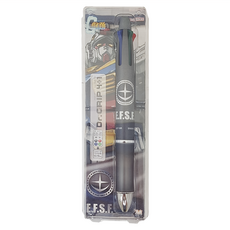 PILOT 百樂 Dr.Grip 健握4 + 1 多功能筆 鋼彈地球聯邦軍, 灰桿, 1支