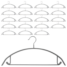 comet home 無痕防滑衣架, 灰色, 20個