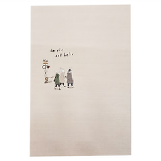 BERG 柏格文具 26孔窄版精裝孔夾 質感細緻, 米 路口, 1本