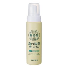 MIYOSHI 玉之肌 無添加泡沫洗顏乳 泡沫細緻 易沖洗 日本製, 200ml, 1瓶