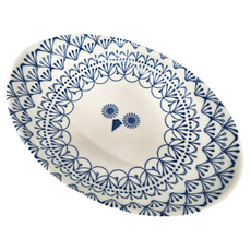 Sango 三鄉陶器 陶瓷咖哩盤, 貓頭鷹, 1個