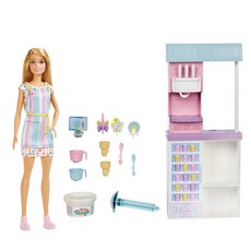 Barbie 芭比 芭比冰淇淋店組, 1組, 彩色, 30cm