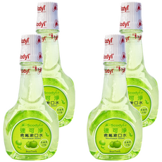 Scodyl 速可淨 無酒精兒童含氟漱口水 青蘋果口味 500ml, 4瓶