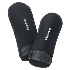 Cuisipro. KitchenGrips 鍋把隔熱套 大(鍋把套17.5 x 7 x 1.5cm + 鍋把套放區15 x 4.5cm) + 小(鍋把套15.5 x 6.5 x 1.5cm + 鍋把套放區13.5 x 4cm) 耐熱92~260度 70g, 2個, 黑