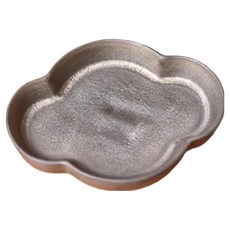 日本美濃燒 鎏金雲朵 陶瓷豆皿, 尺寸約9.5x7.5xH1.7cm, 適用於洗碗機、烘碗機, 鎏金 雲朵, 1個