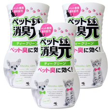 小林製藥 消臭元 室內強力除臭 寵物專用, 濾紙高度可調節氣味濃淡, 芳香可維持1.5~3個月, 400ml, 3瓶