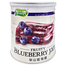 梨山牌 藍莓果醬，新鮮藍莓，含豐富營養，濃郁果香, 900g, 1罐