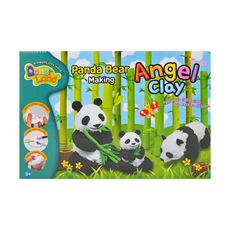 Donerland 天使黏土 可愛小熊貓, 輕盈柔軟, 安全無毒, 275g, 1盒