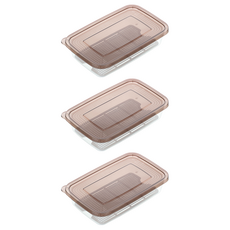 KEYWAY 聯府 清水長型瀝水保鮮盒, 1.5L, 3個