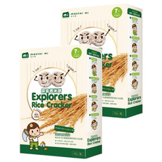 master mi 米大師 探索者米餅 7個月以上, 生機糙米, 40g, 2盒