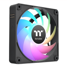 thermaltake 曜越 CT120 EX ARGB 反轉 磁吸快接散熱器 3個 快速穩定連接 高轉速散熱 扇葉設計 RGB燈光效果, CL-F192-PL12SW-A, 黑色, 1組