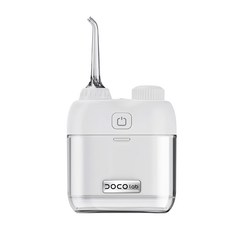 DocoLab 便攜MINI沖牙器 CY001 IPX7防水 80ml水箱容量 900mAh電池容量, 白色