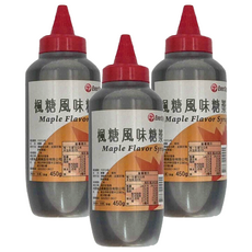 EverStyle 柏泰 楓糖風味糖漿, 450g, 3瓶